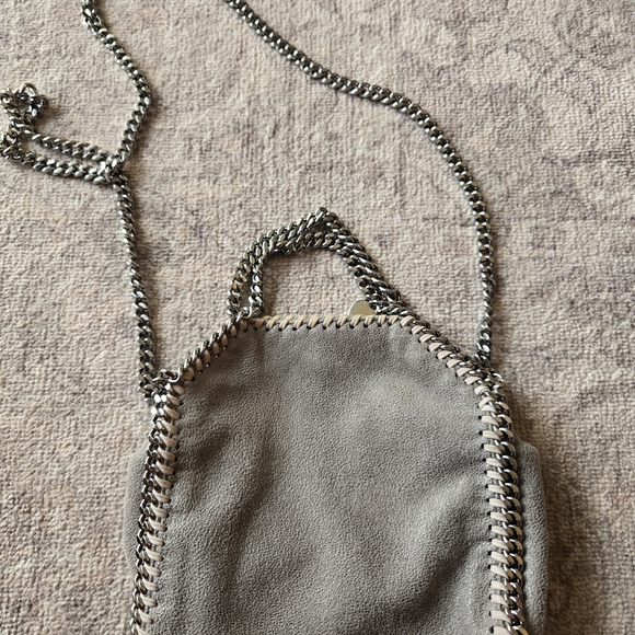 Stella McCartney Falabella Tiny – Gray with Silver Hardware - Picture 6 of 8